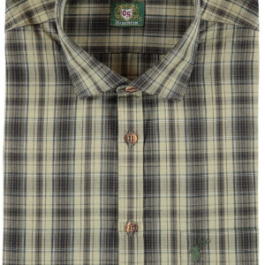 Trachten károvaná košeľa s výšivkou