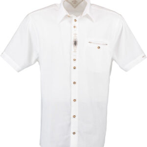 Trachten pánska košeľa s výšivkou - krátky rukáv