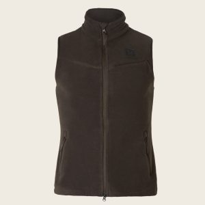 Härkila aspire fleece dámska vesta shadow brown