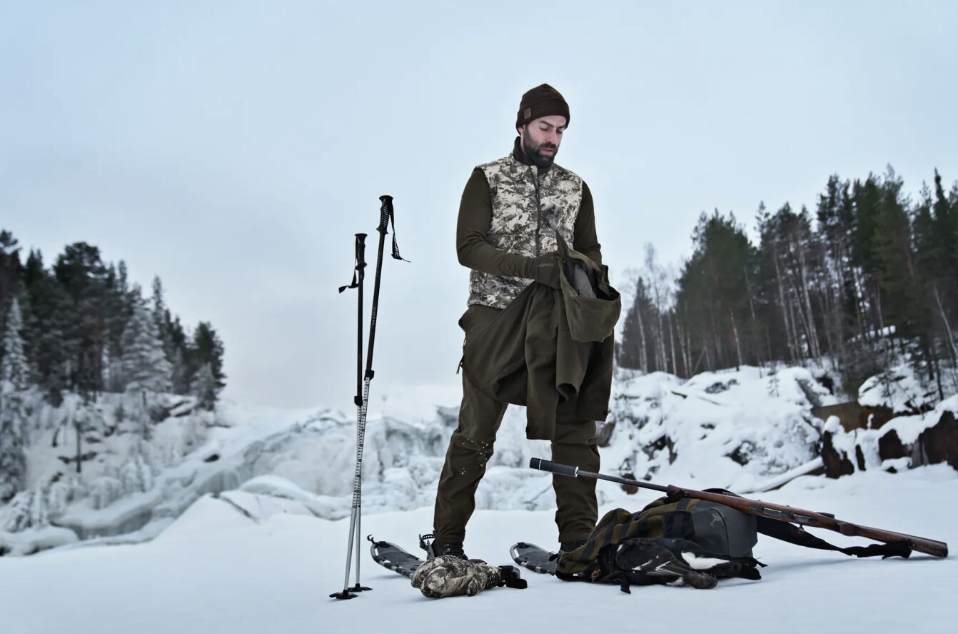 Härkila CAMO HSP Insulate Axis pánska zateplená vesta – Obrázok 2