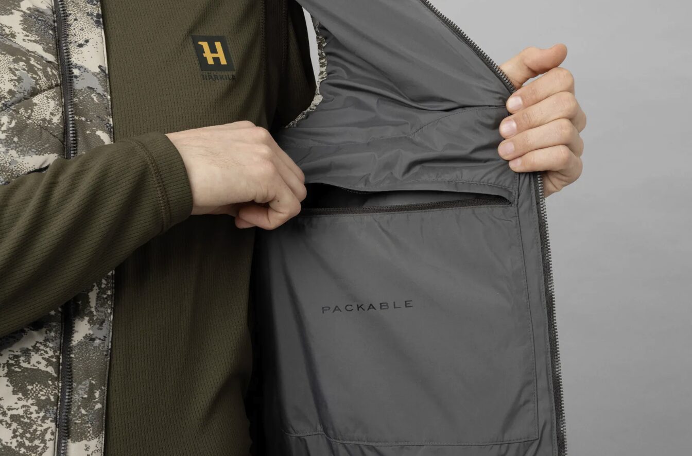 Härkila CAMO HSP Insulate Axis pánska zateplená vesta – Obrázok 5