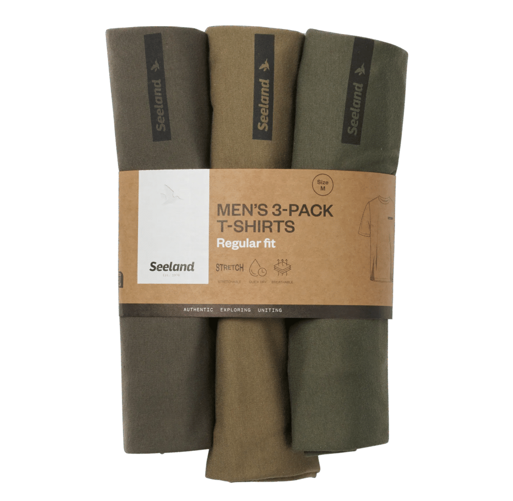 SEELAND 3pack pánske tričko 3 balenie – Obrázok 2